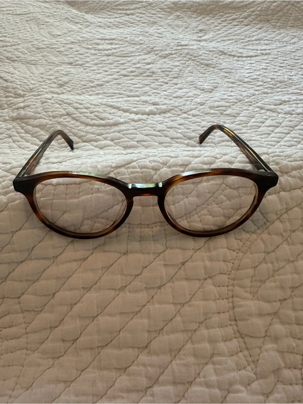 Warby Parker Watts Brown Tortoiseshell Round Frames
